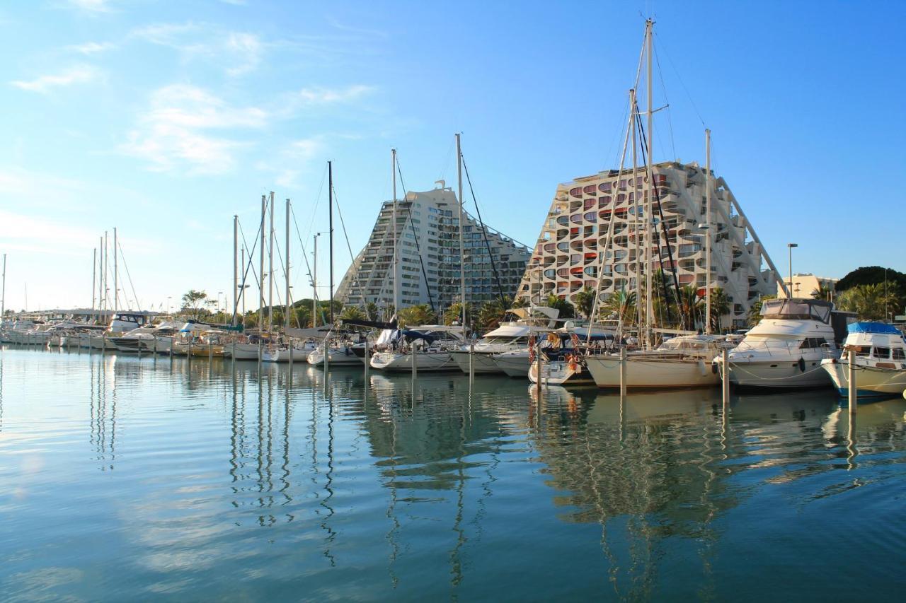Le Sunrise Vue Mer Acces Plage- Spacieux-2 Terrasses-Wifi - Confort -Top Pros Servicesconciergerielagrandemotte La Grande-Motte Eksteriør billede