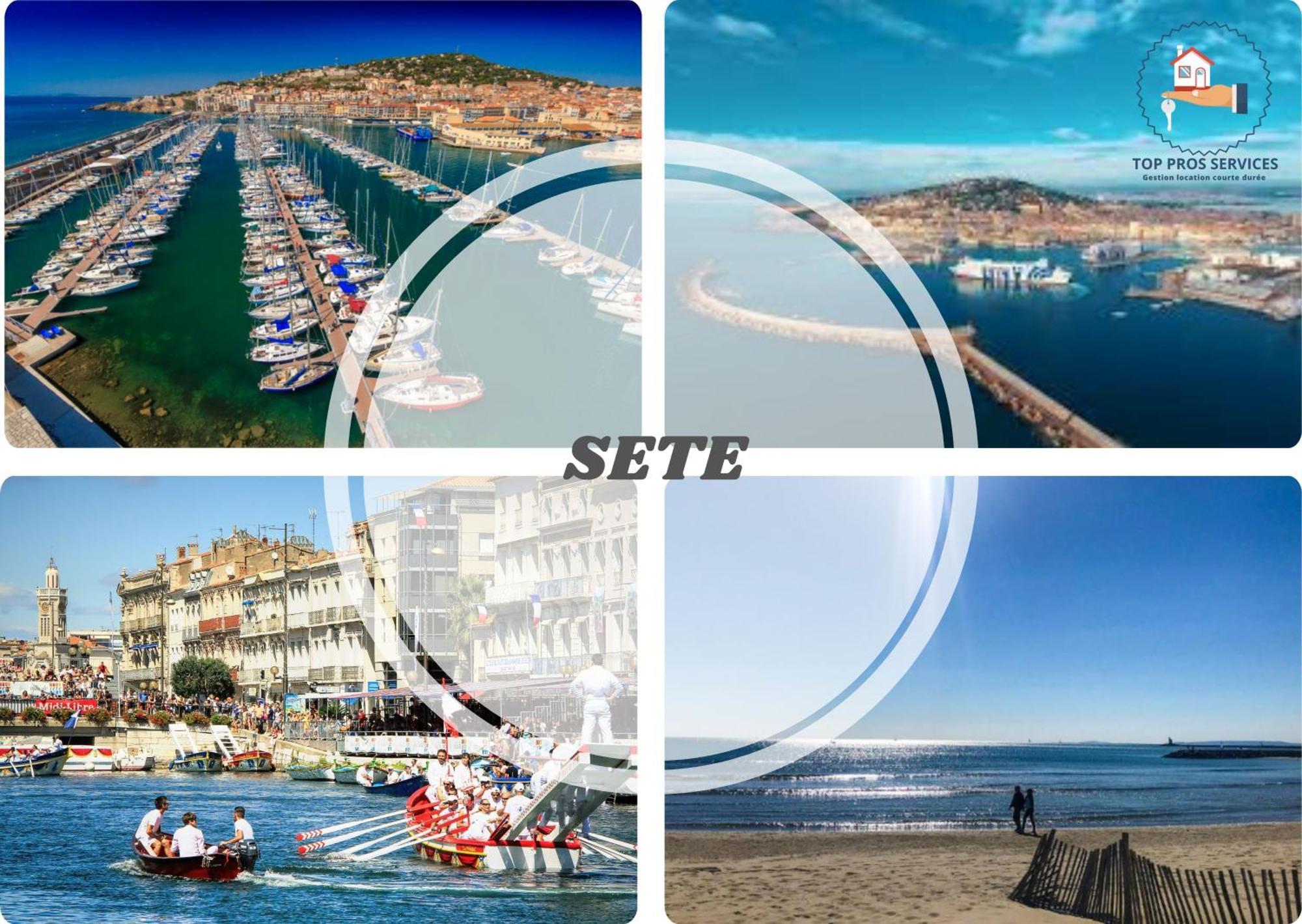 Le Sunrise Vue Mer Acces Plage- Spacieux-2 Terrasses-Wifi - Confort -Top Pros Servicesconciergerielagrandemotte La Grande-Motte Eksteriør billede